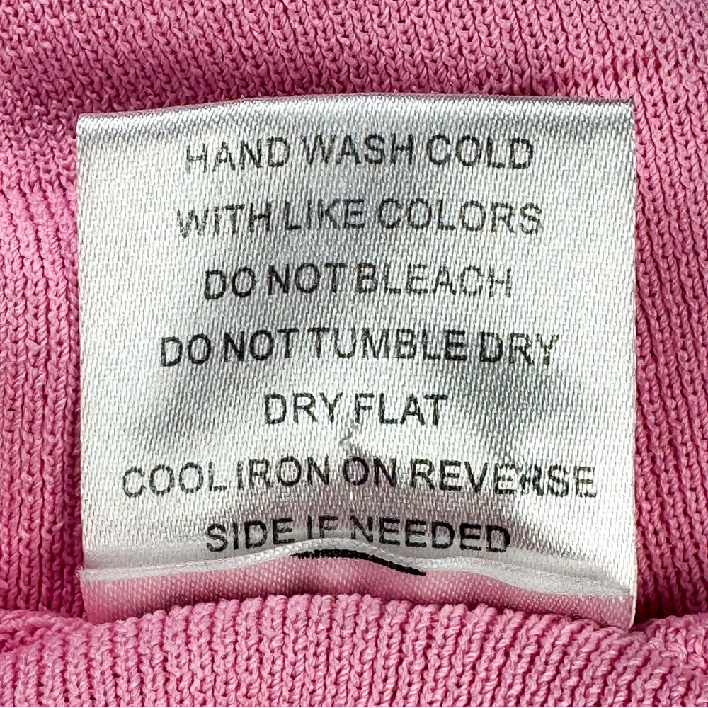 Alexa Admor Pink Knit Dress M Jenna Pearl Preppy Fit Flare Elle Woods Barbiecore - Picture 6 of 9